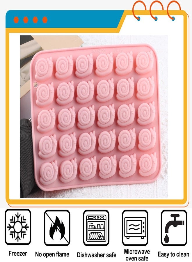 YIMINGMOLD قوالب سيليكون على شكل حلزون من YIMINGMOLD لصنع حلوى الشوكولاتة - Image 3