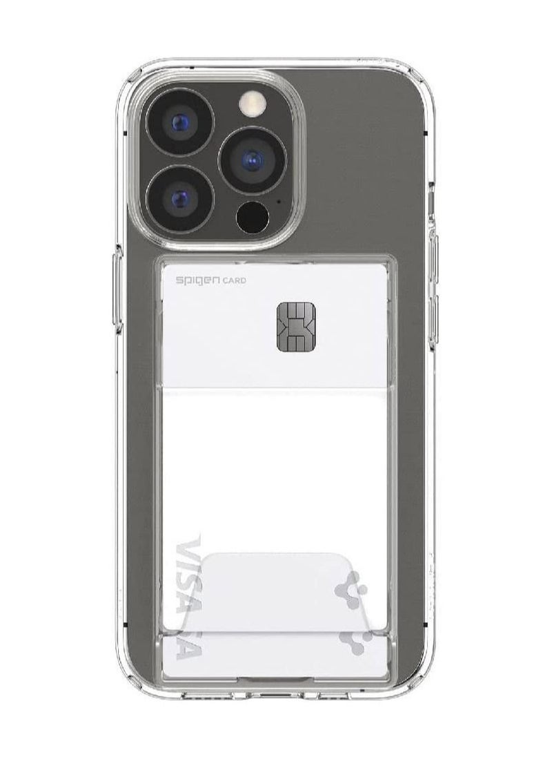 سبايجن Crystal Slot Dual for iPhone 13 Pro MAX Case Cover  - Image 3