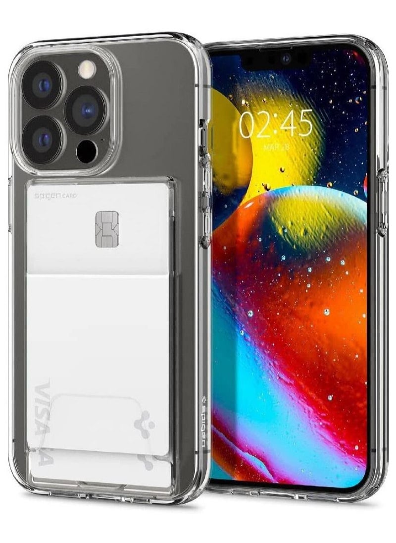 سبايجن Crystal Slot Dual for iPhone 13 Pro MAX Case Cover  - Image 2