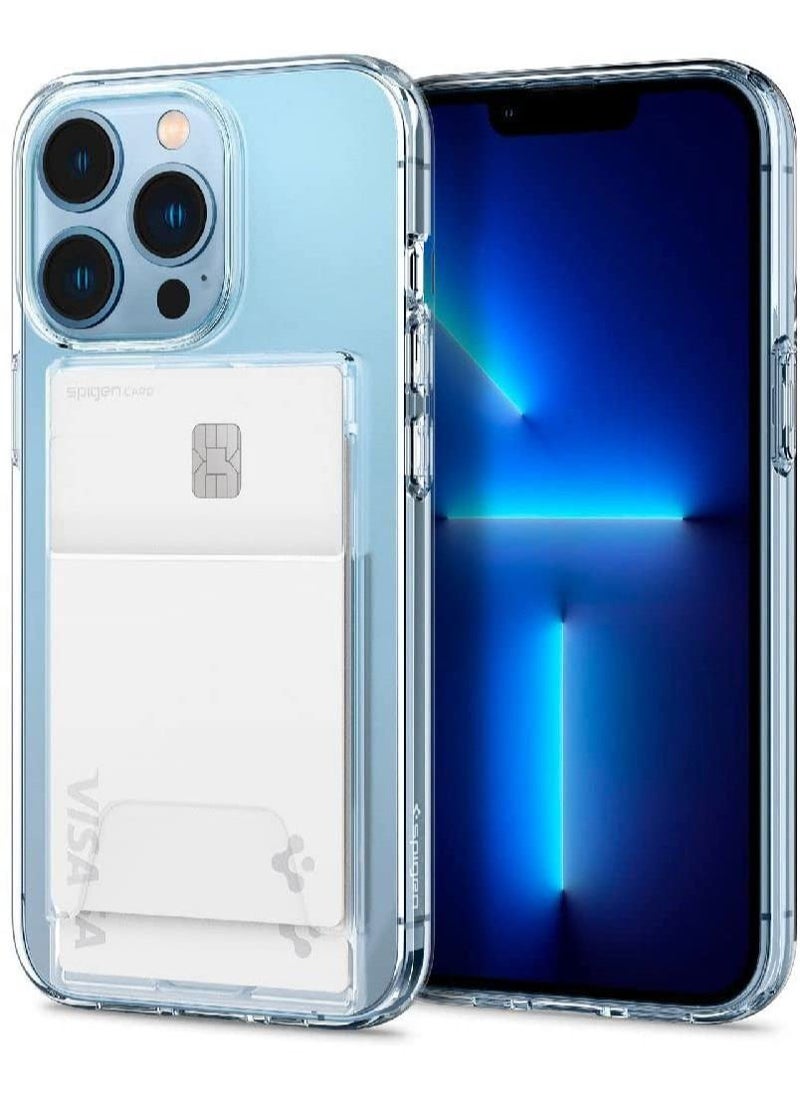 سبايجن Crystal Slot Dual for iPhone 13 Pro MAX Case Cover  - Image 1