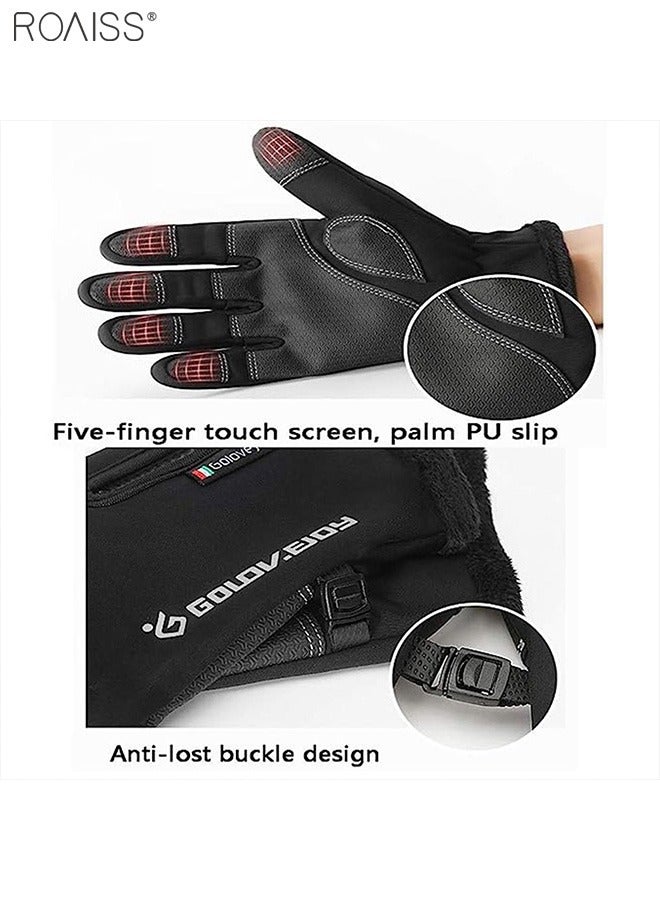 roaiss Outdoor Waterproof Gloves In Winter Men'S And Women'S Universal Touchable Screen Thermal Gloves Cycling Ski Climbing Gloves - Image 5