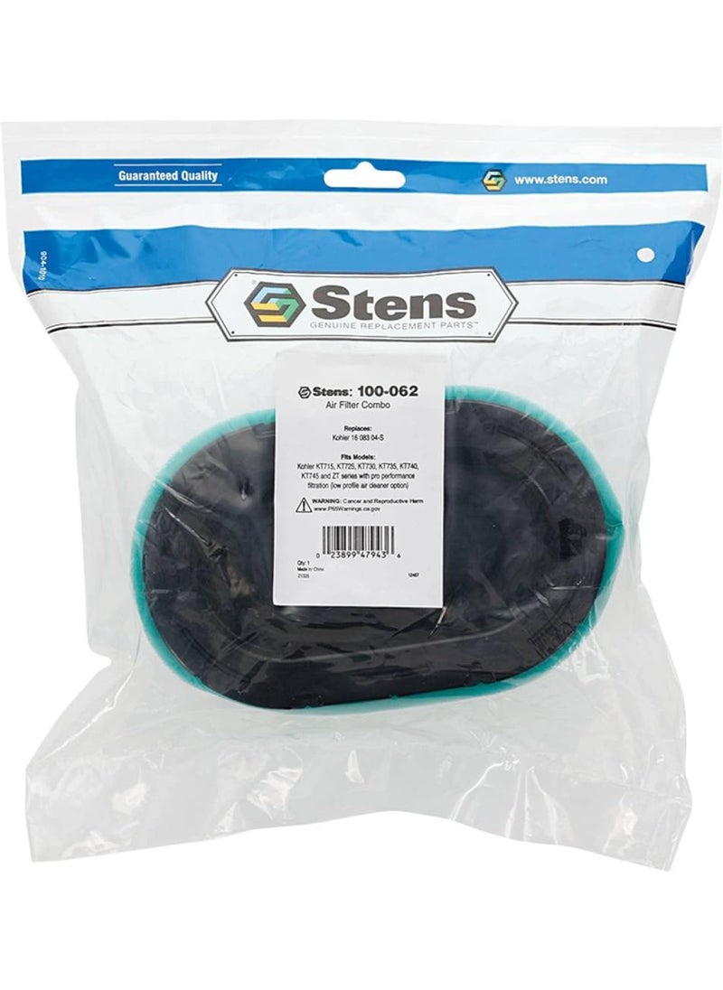 Stens Stens 100 062 Air Filter Combo Compatible with Kohler 16 083 04S Enhanced Engine Protection HighEfficiency Filtration HighEfficiency Durable Easy Install for Lawn Mowers  - Image 4