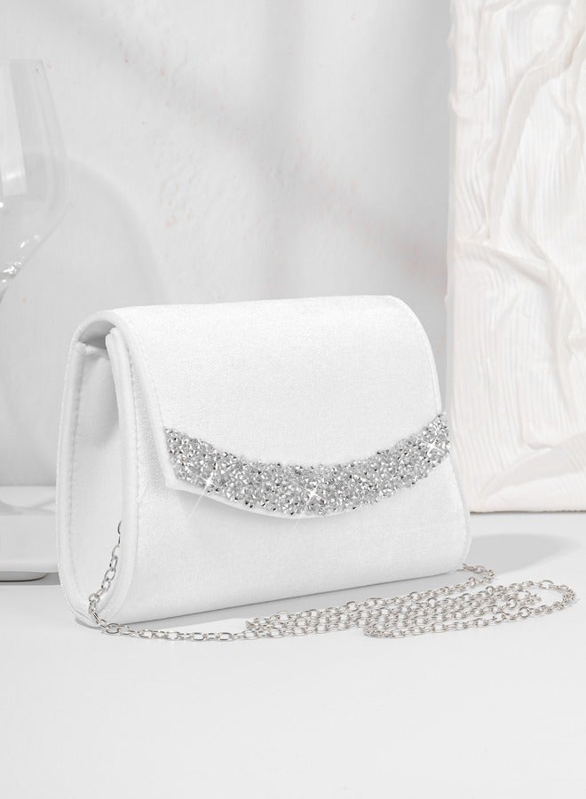 Pure Colour High-end Evening Bag, European and American Style Dress Handbag Shoulder Bag, Unique and Special  - Image 4