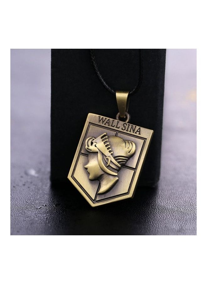 NIBEMINENT "Wall Sina" Printed Pendant Necklace Novel Cartoon Comics Design  - Image 1