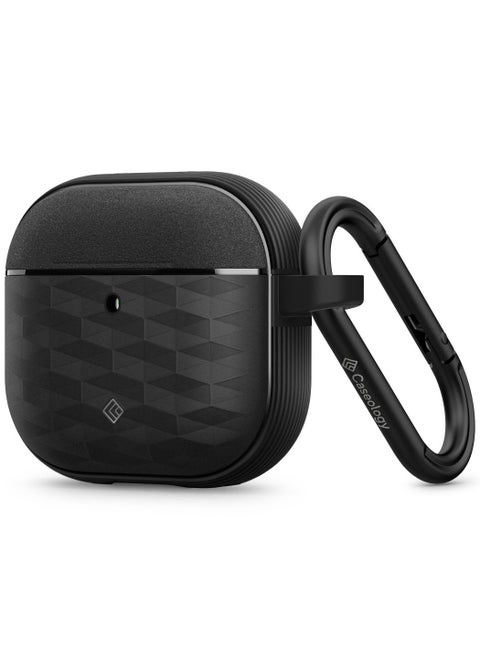 Parallax AirPods 4 Case Cover (2024) with carabiner - Matte Black