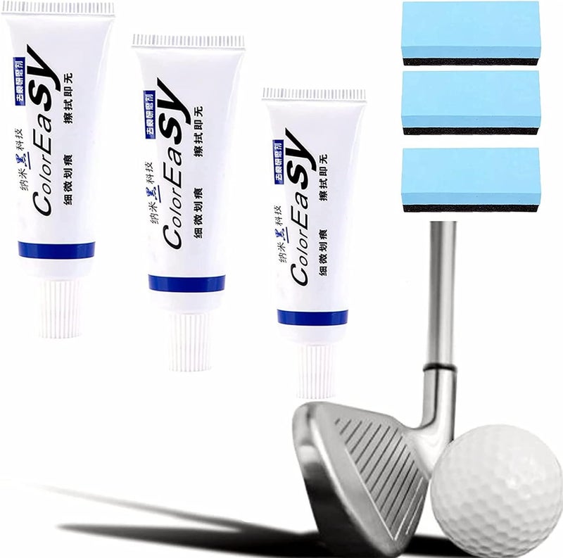 woobles Instant Golf Club Scratch Remover,Effectively Remove Scratch from Golf Club,Golf Club Cleaner, Golf Clubs Renovate Kit,Golf Club Cleaning Agent with Sponge - Image 1