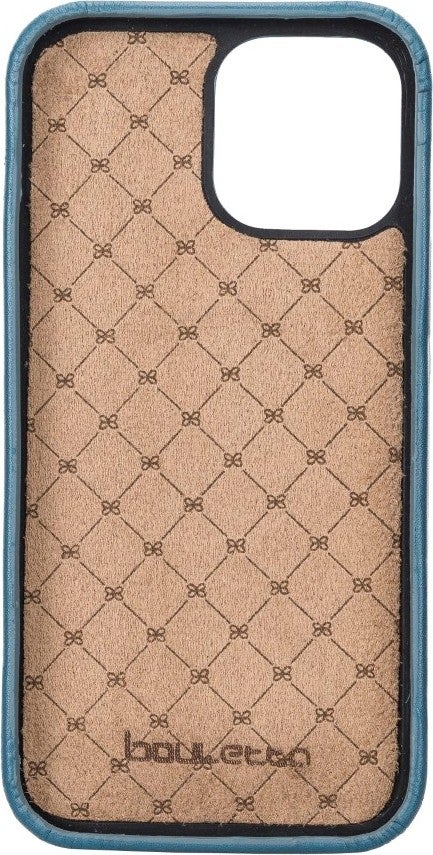BOULETTA Apple iPhone 13 Pro Max Compatible Leather Back Cover Hull BRN4EF Blue  - Image 4