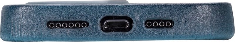 BOULETTA Apple iPhone 13 Pro Max Compatible Leather Back Cover Hull BRN4EF Blue  - Image 5