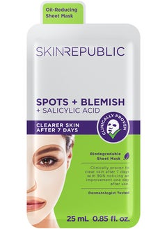 SKIN REPUBLIC Skin Republic Clear Skin Pore Refining Anti Spot and Acne Face Mask 25ml  - Image 1