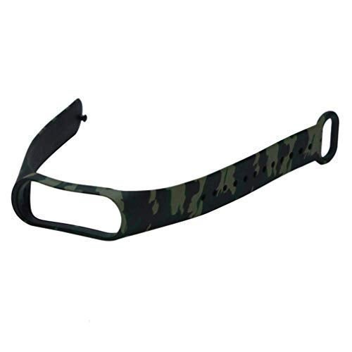 VEROX Adjustable Replacement Band Strap Compatible with Mi Band 3 Strap Combo Army Green Color Strap | Mi Band 3 Camouflage Military Style Strap with Screen Protector - Image 4