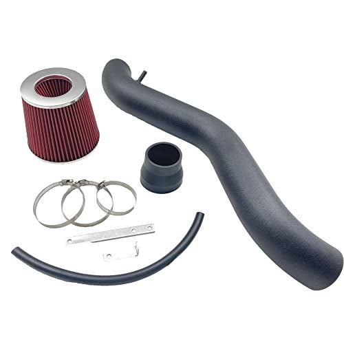 MOOSUN 3" Cold Air Intake Kit with Filter Replacement 1998-2002 fit for Honda Accord 2.3L 1997-2001 Prelude 2.2L (Black&Red) - Image 3