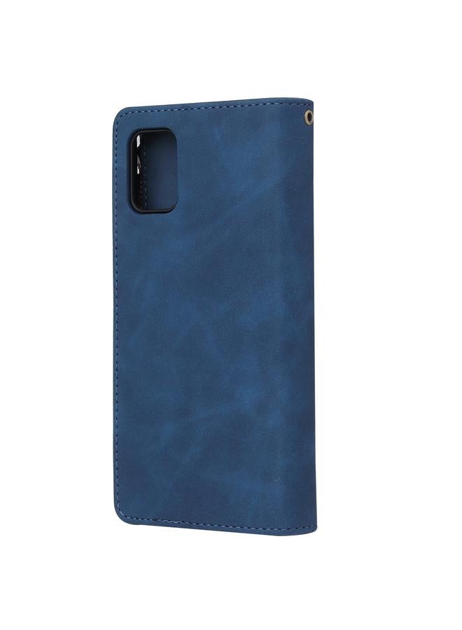 اس-توب جراب لهاتف Samsung Galaxy A31 متعدد الوظائف بسحاب غير لامع من الجلد - Image 3