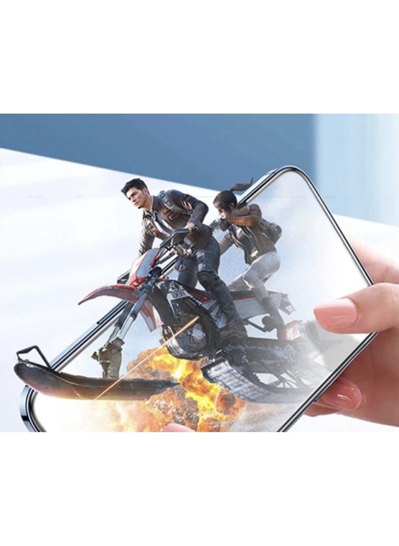 TeknoFark - Apple iPhone 7 / 8 / Se 2020 Matte White Screen Ceramic Full Covering Shatterproof Glass Nano Screen Protector White - Image 1