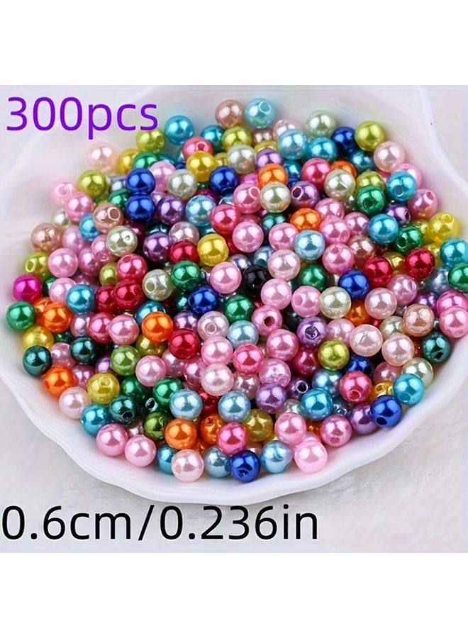 Mixed Color Straight Hole Loose Beads 4mm 5mm 6mm 8mm 800 Pcs DIY Jewelry Making Supplies - Image 5