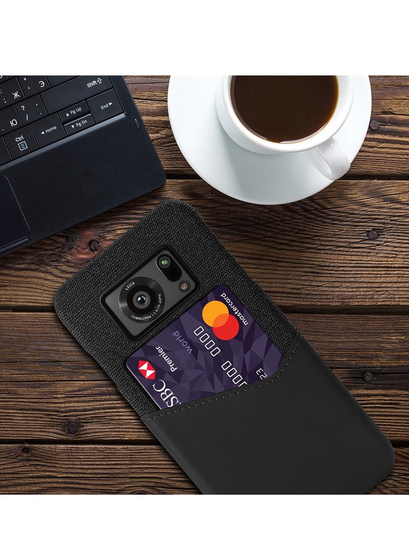 Compatible with Sharp AQUOS R6 for Wallet Case,Ultra Slim Protector Case,Leather Wallet Case Slim Credit Card Slot Holder Case - Image 4