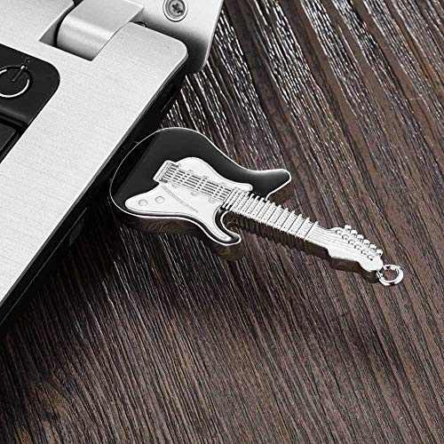GARRULAX USB Flash Drive, 8GB / 16GB / 32GB USB 2.0 Waterproof USB Memory Stick Date Storage Pendrive Thumb Drives (16GB, Black Guitar) - Image 5
