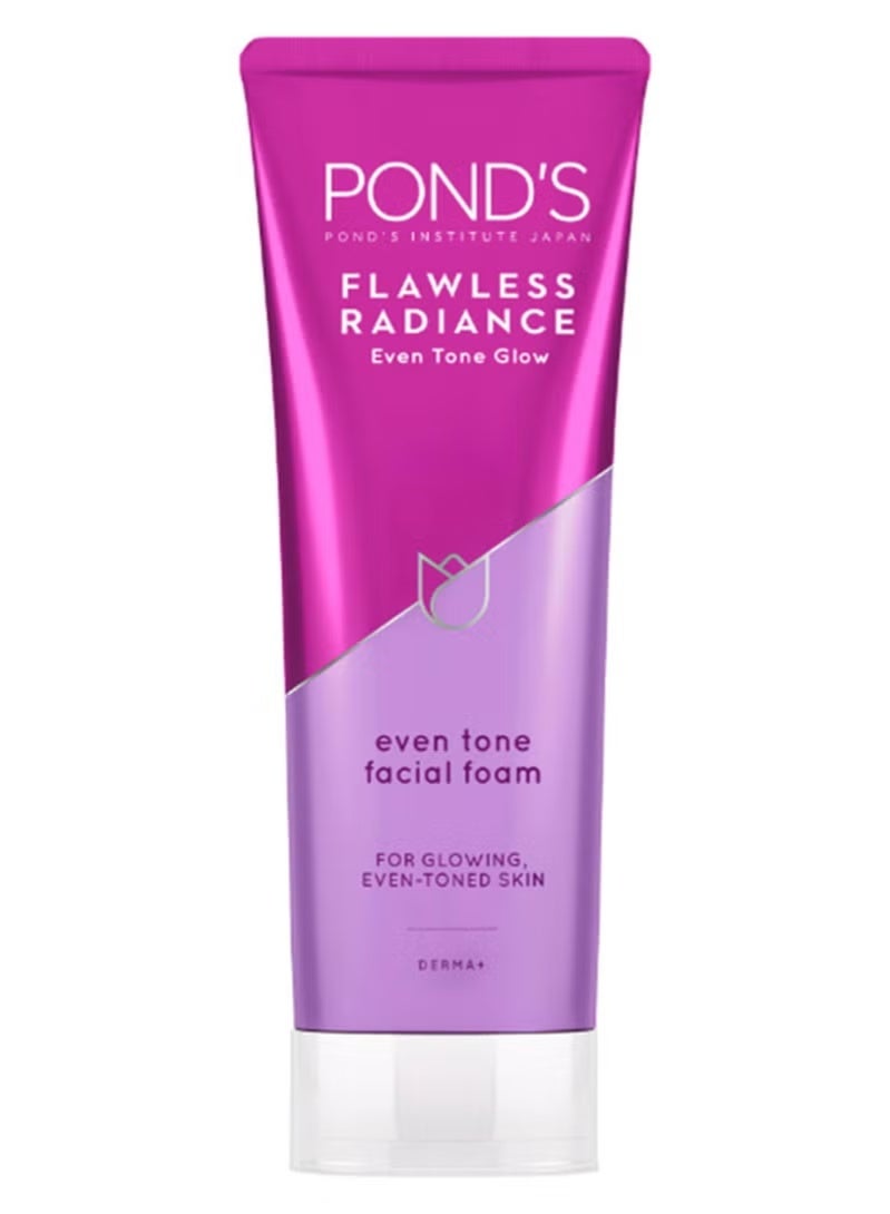 Flawless Radiance Even Tone Facial Foam With Niacinamide And Vitamin E purple 100grams