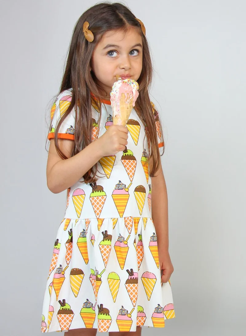 Småfolk Novelty Print Dress