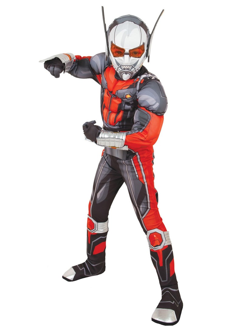 Party Centre Child Ant-Man Deluxe Costume, Official Marvel Superhero Dress-Up Play - Image 1
