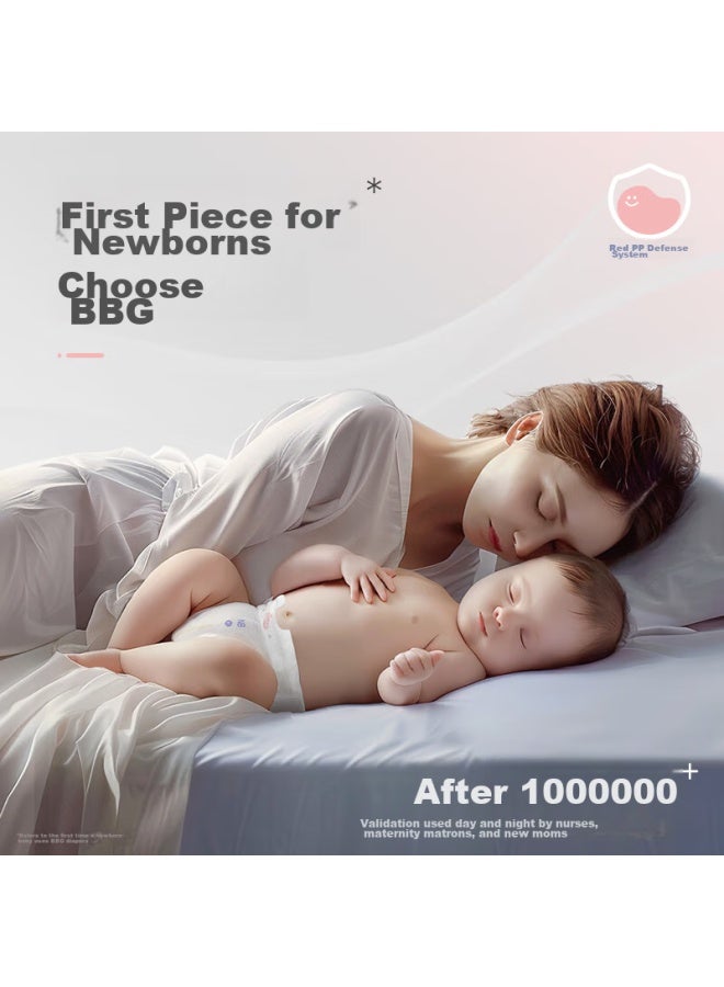 Bbg Blue Core Thin Soft Newborn Diapers, Nb Size, 38 Pieces , Ultra-thin, Breathable, Skin-friendly - Image 1