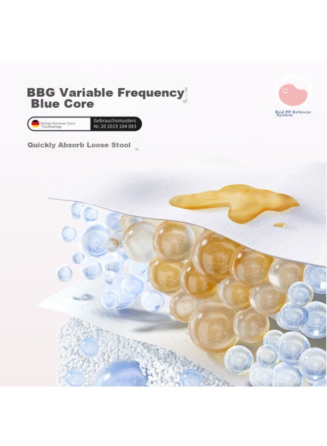 Bbg Blue Core Thin Soft Newborn Diapers, Nb Size, 38 Pieces , Ultra-thin, Breathable, Skin-friendly - Image 2