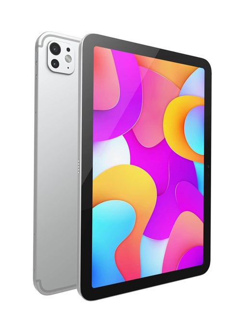 Oteeto Tab 15 with Keyboard and Pen 8GB RAM 512GB Memory 10.1 inch IPS LCD Screen 1280 x 800 Pixels Android 13 Operating System 8MP Front Camera 13MP Rear Camera 6000mAh Battery Supports 3G/4G/5G SIM Cards Color Silver