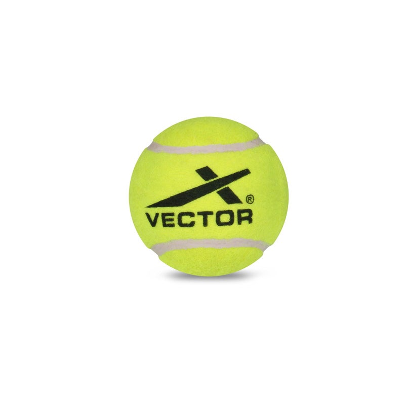 Vector X High Bounce Light / Heavy Weight Tennis Ball for Cricket Practice - Yellow, Light (Pack of 6) - Image 1