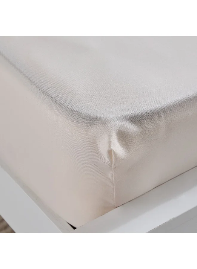 Home Box Derby Solid Microfiber Olympic Queen Fitted Sheet - 160x200+25 cm