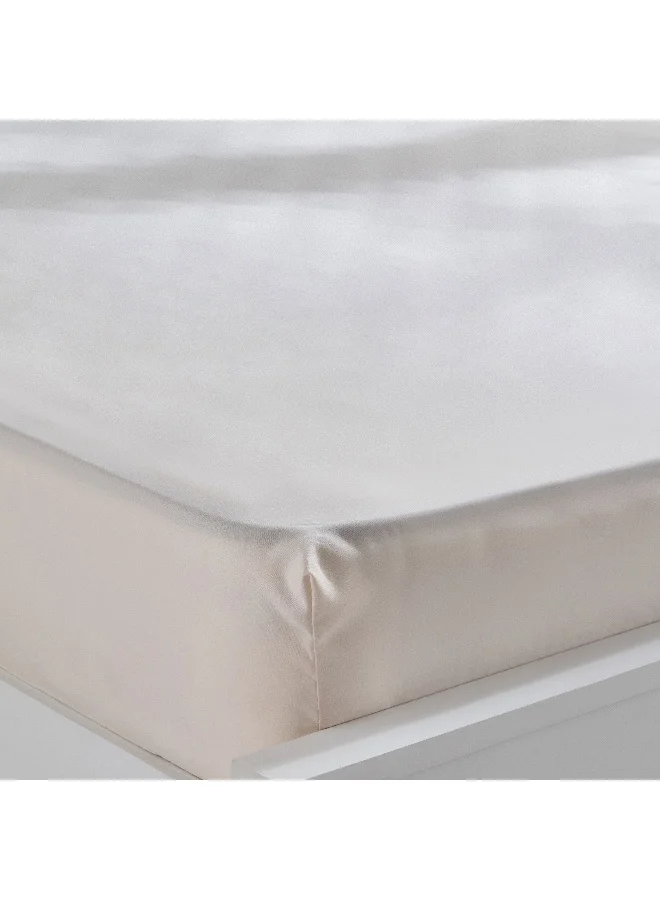 Home Box Derby Solid Microfiber Olympic Queen Fitted Sheet - 160x200+25 cm