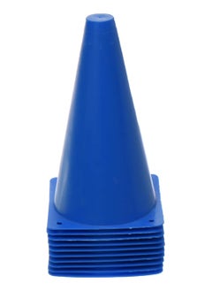 Generic Generic. Set Of 10 Pieces Of Plastic Cones For Training 23Cm, Aims To Enhance Athletic Performance With Precision-Engineered Features - Blue  - Image 1