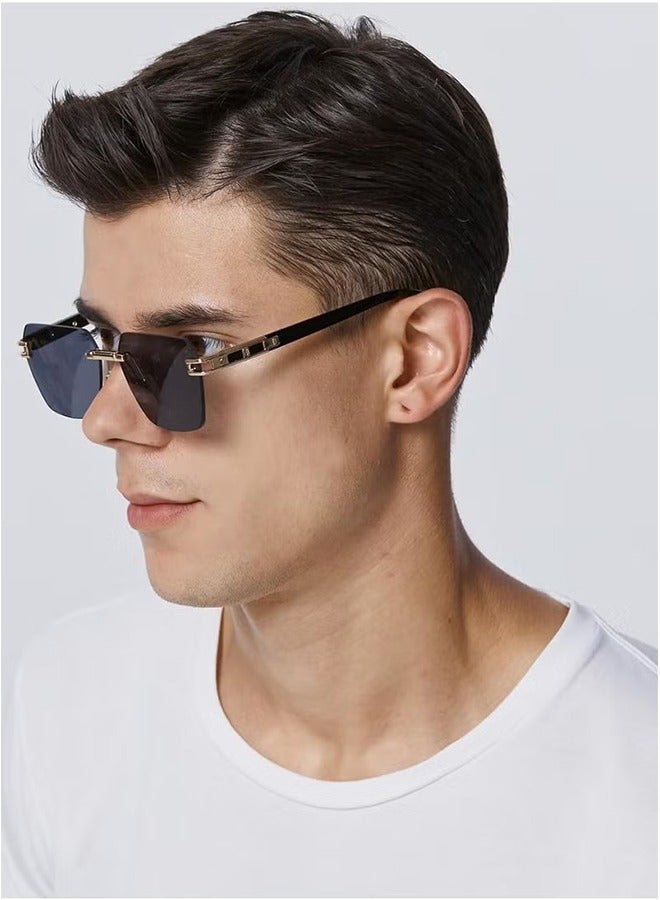 New Rimless Fashion Trend Sunglasses Personalized Sunglasses UV Protection Unisex - Image 1