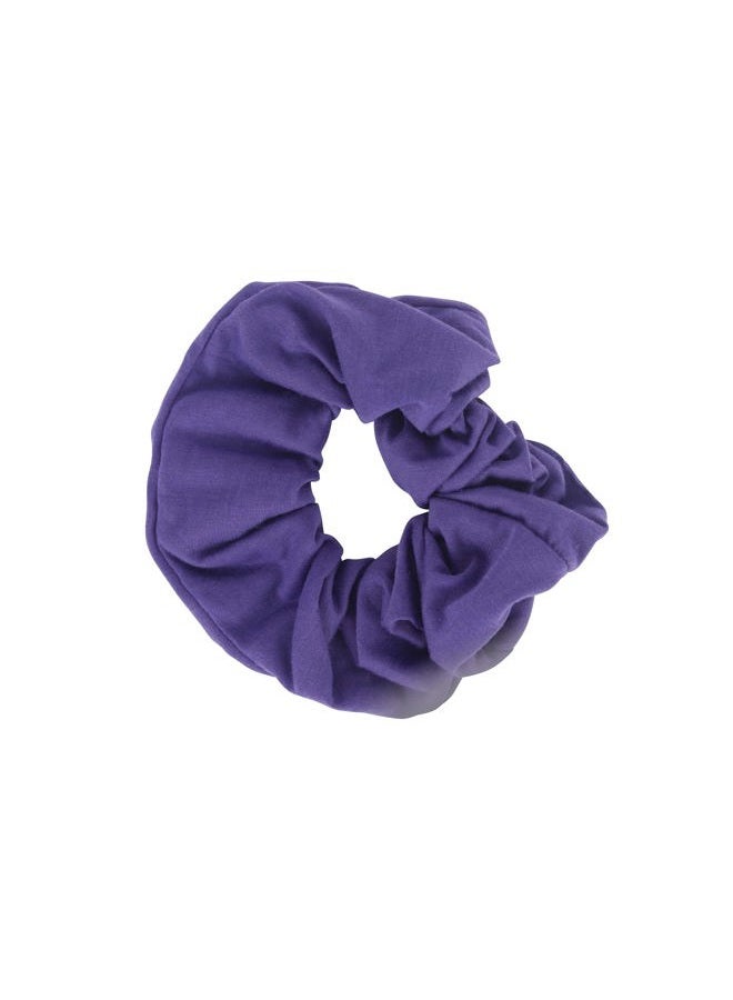 Motique Accessories رباط شعر قطن كبير - بنفسجي - Image 1