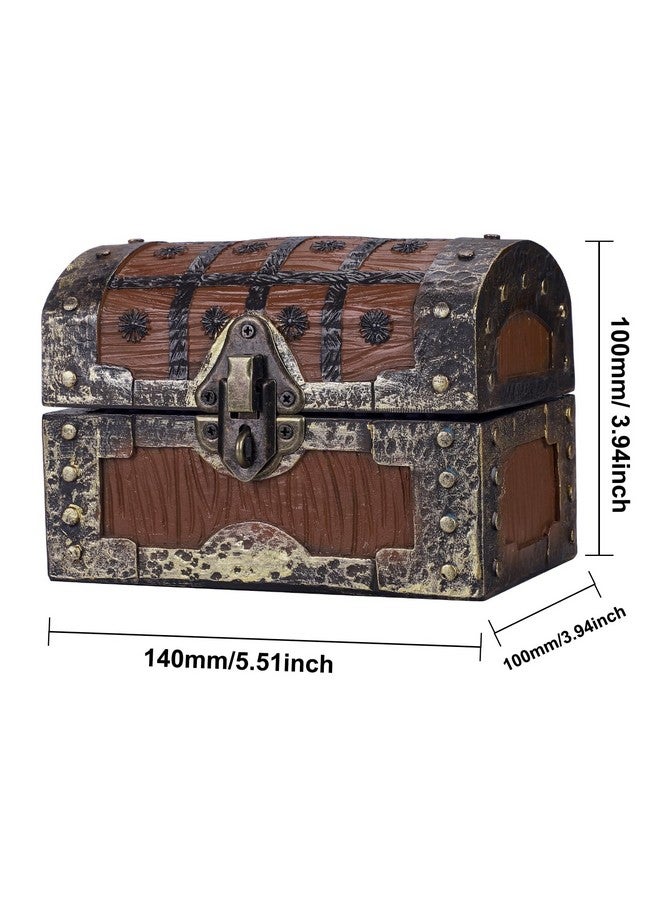 ManchDa Christmas Mimic Chest Dice Box DND Dice Holder DND Dice Case Storage Box for Dungeons and Dragons Players Dungeons & Dragons Gifts Brown Red  - Image 5
