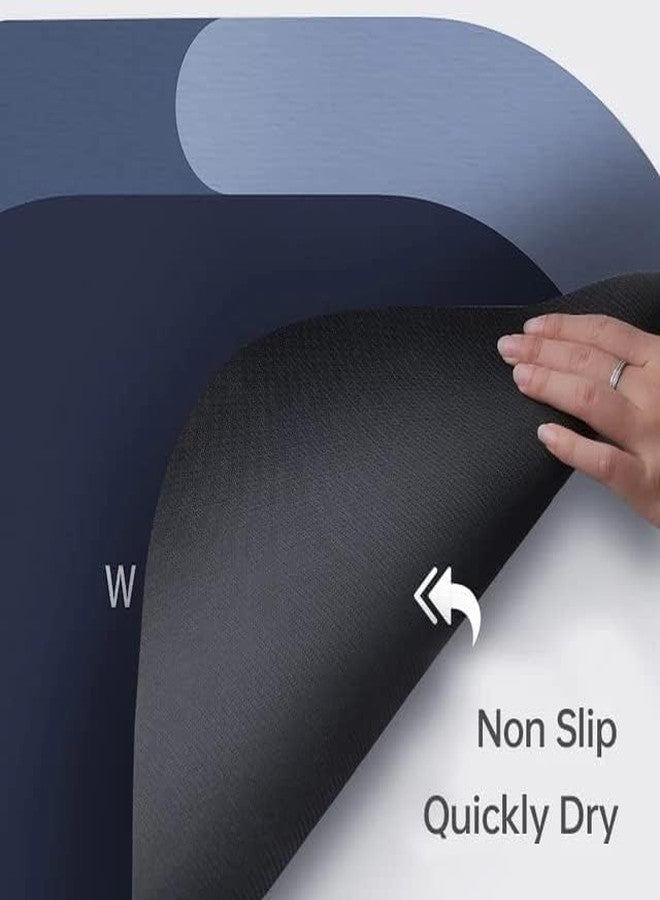 Fastmart Waterproof Memory Foam Bathroom Rugs Floor Mats, Water Absorbent Non-Slip Bathmat Rug Carpets for Bathroom Floor (Multi Color) - Image 5