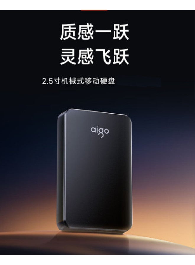 aigo Portable Hard Drive Usb3.0 Compatible With Mac Computer External High-speed Transmission - Image 1