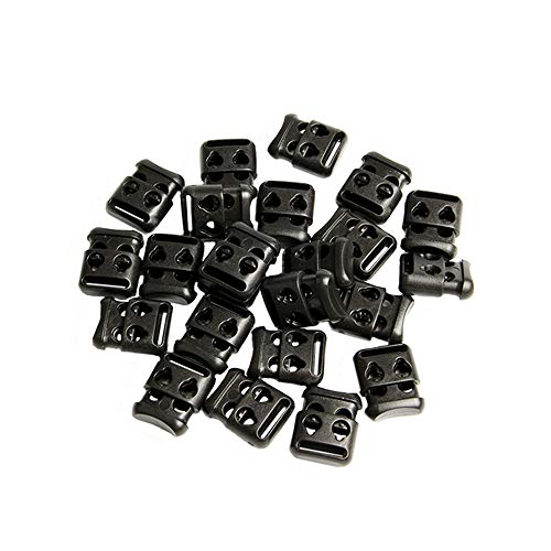 Wixine 20Pcs Shoe Lace Shoelace Buckle Rope Clamp Cord Lock Stopper Run Sports Clips - Image 1