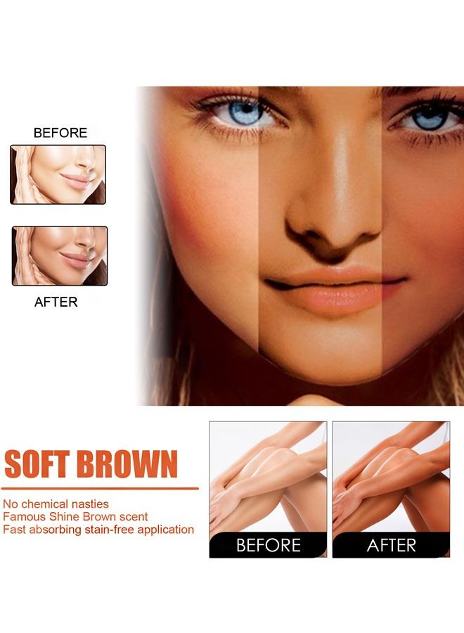 EELHOE Body Soft Brown Blackening and Moisturizing Cream 50g, Create A Natural Summer Tan - Image 4