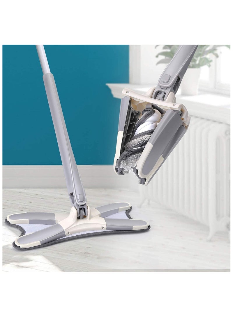 Floor Flat Mop With Automatic Suction And Squeezing - 1 Pcs - Image 2