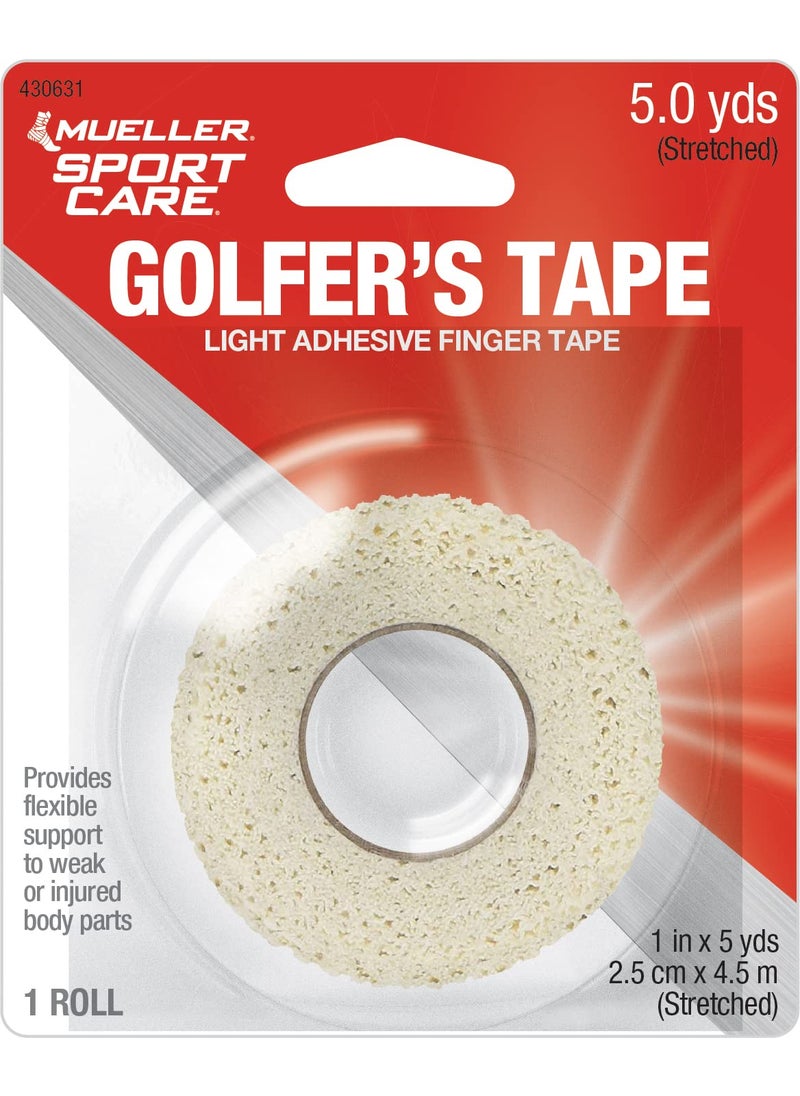 Mueller Mueller MU430631 Golfers Grip Tape, White, 0.25x4.5 m (Pack of 1)  - Image 1