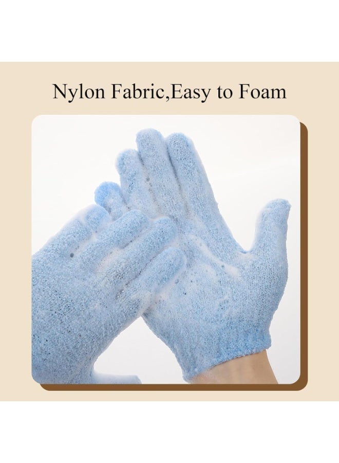 Generic Exfoliating Bath Gloves – Body Scrub Gloves for Shower & Spa, Deep-Cleansing Gentle Peeling, Quick-Dry Stretch Fabric, Reusable – Multicolor – 1 Pair - Image 4