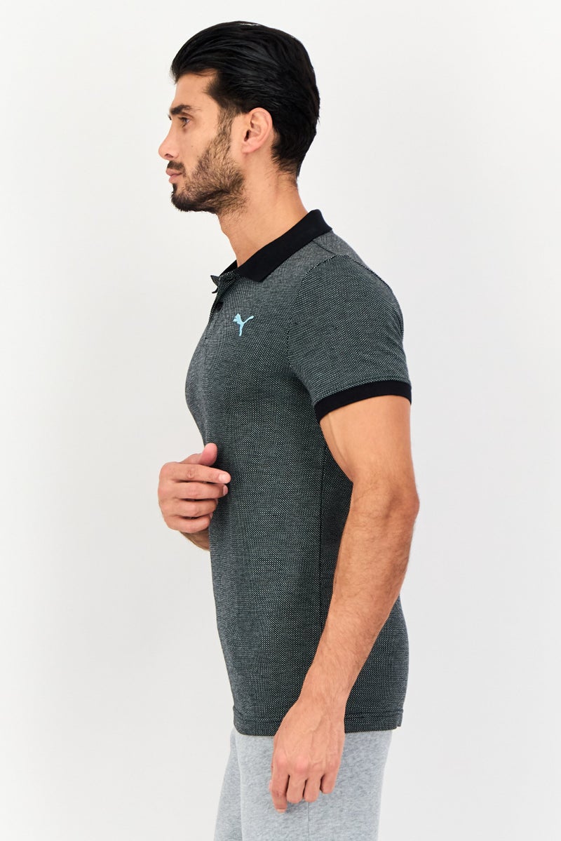 PUMA Men Sportswear Fit Short Sleeves Outdoor Polo Shirt, Multicolor - Image 2