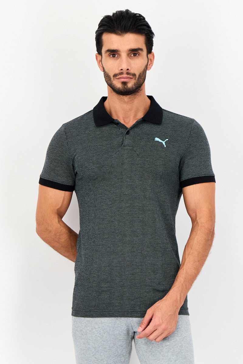 PUMA Men Sportswear Fit Short Sleeves Outdoor Polo Shirt, Multicolor - Image 1