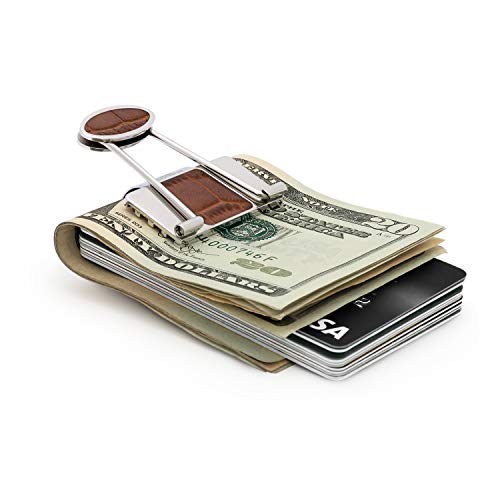 Speidel Stainless Steel Ionic Plated Metal Money Clip for Men, Bill Binder Clip, Wallet, Credit Card Holder, Minimalist Slim Money Clip - Image 3