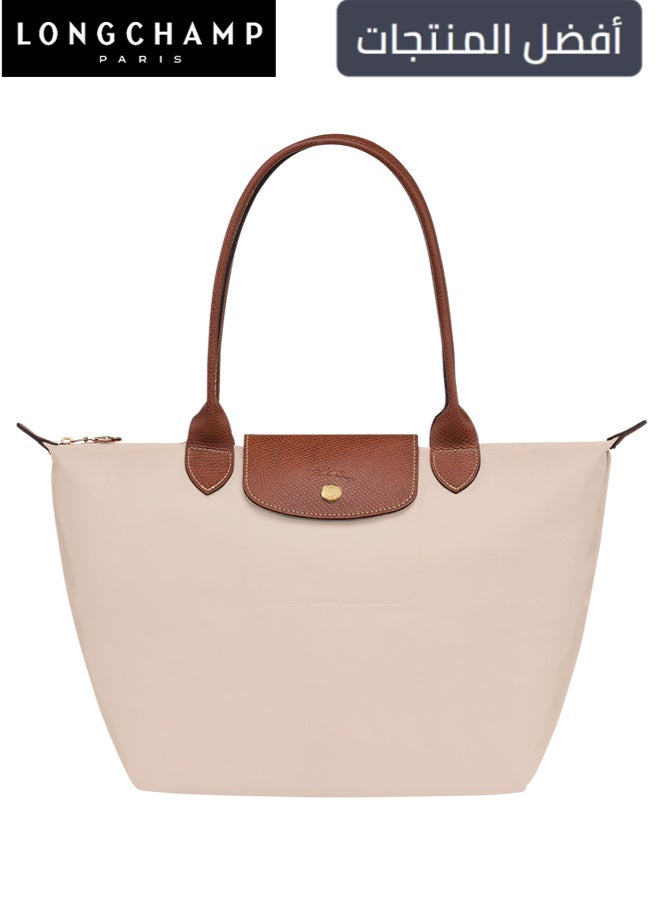 لونج شامب حقيبة Longchamp متوسطة أحزمة الكتف النسائية الكلاسيكية الموضة متعددة الاستخدامات حقيبة ماكياج كبيرة ، حقيبة اليد ، حقيبة الكتف Le Pliage - Image 1