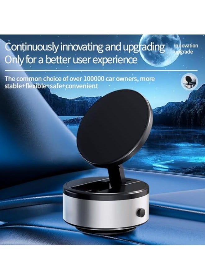 GUDOO Electric Vacuum Magnetic Suction Car Phone Mount, Strong suction for Car Kitchen Mirro Gym Bath Shower All Smooth Surface, Portable Easy to use, Compatible with iPhone and Android - Image 3