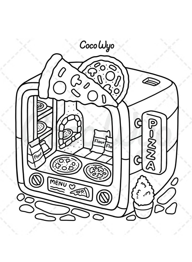 فوز اليوم Little Corner: Mindfulness Coloring Book for Adults u0026 Teens – Whimsical Nordic Cozy Spaces with Super Cute Hygge Designs, Stress-Relieving Art Therapy (Cozy Spaces Series) - Image 4