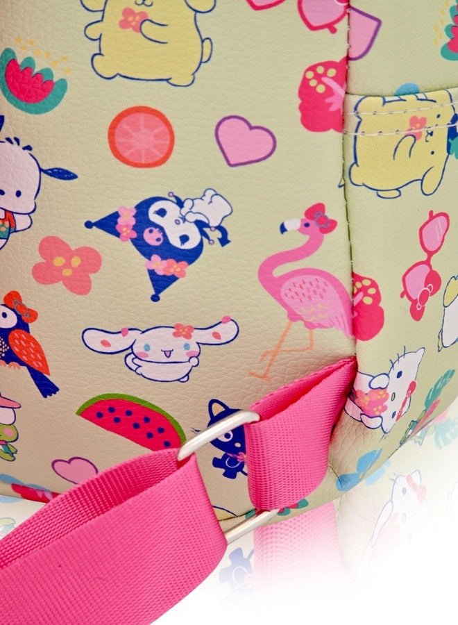 Fast Forward Sanrio Hello Kitty 10" Unisex Daypack Backpack | Cute PU Leather Mini Backpack Purse Shoulder Purse | Hello Kitty Bag and Accessories - Image 5
