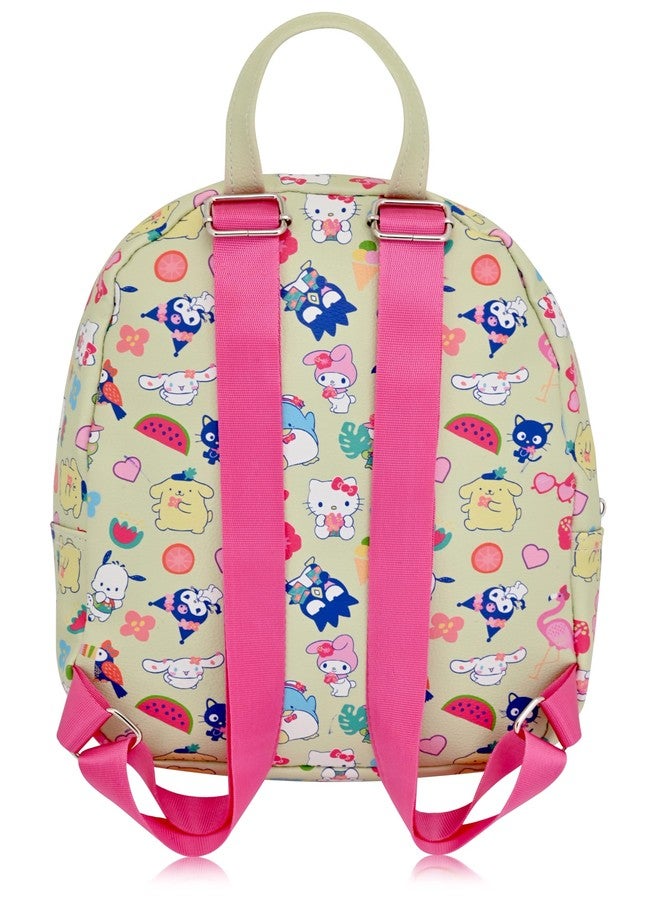 Fast Forward Sanrio Hello Kitty 10" Unisex Daypack Backpack | Cute PU Leather Mini Backpack Purse Shoulder Purse | Hello Kitty Bag and Accessories - Image 3