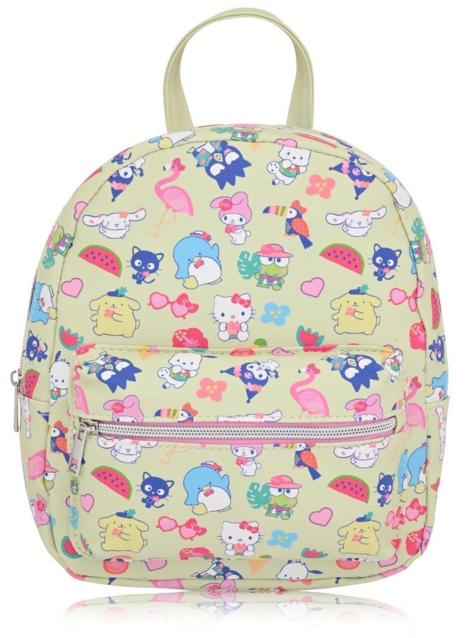 Fast Forward Sanrio Hello Kitty 10" Unisex Daypack Backpack | Cute PU Leather Mini Backpack Purse Shoulder Purse | Hello Kitty Bag and Accessories - Image 1