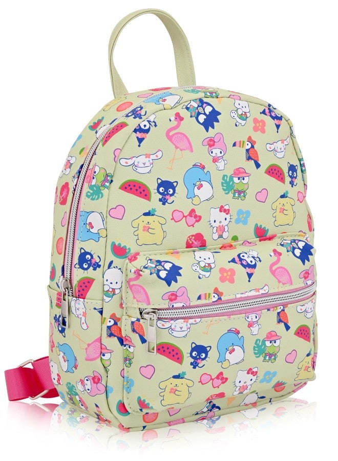 Fast Forward Sanrio Hello Kitty 10" Unisex Daypack Backpack | Cute PU Leather Mini Backpack Purse Shoulder Purse | Hello Kitty Bag and Accessories - Image 2